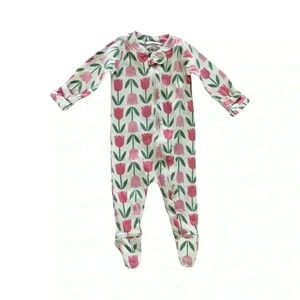 Monica + Andy Tulip Zipper Sleeper 3/6M